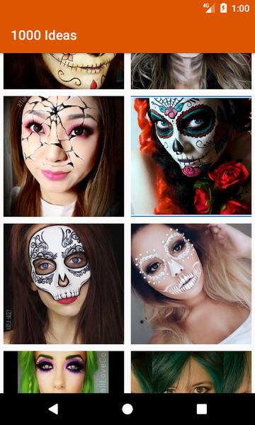 1000+ Halloween Makeups - Image screenshot of android app