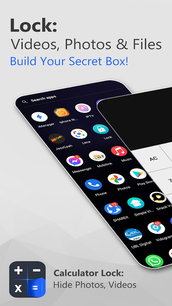 Calculator Lock: Hide Photos - عکس برنامه موبایلی اندروید