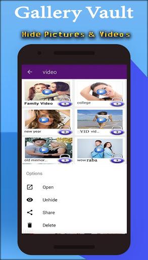 Hide Photo & Videos - Vault - عکس برنامه موبایلی اندروید