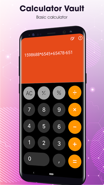 Hide photos - Calculator - Image screenshot of android app