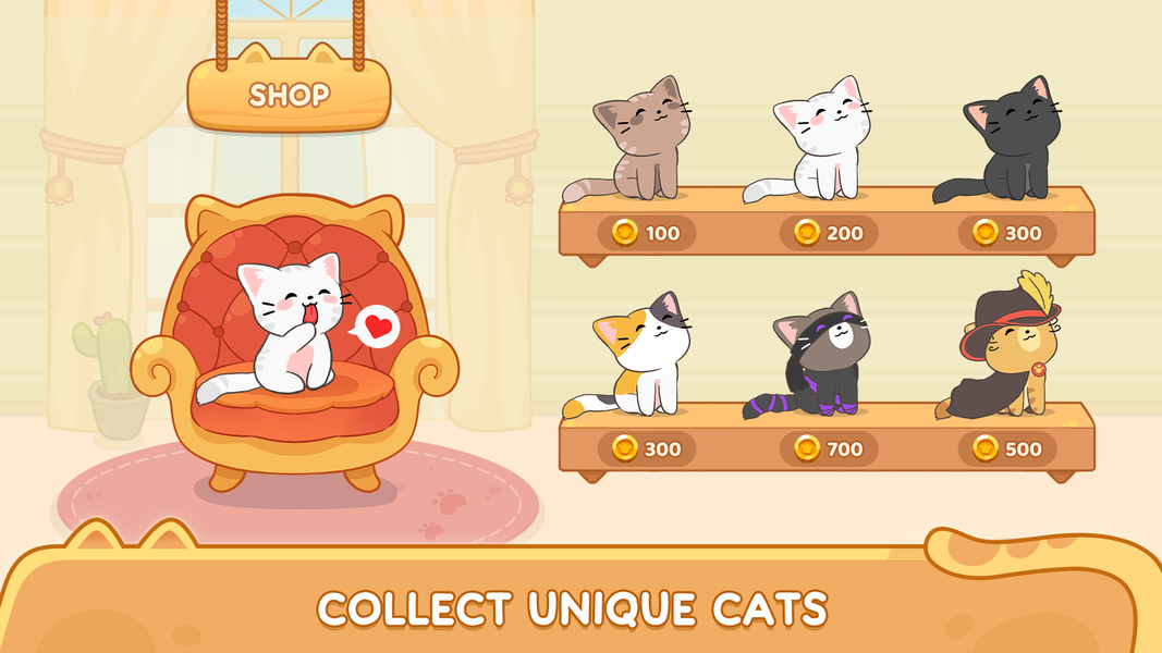 Cat Dash: Cute Cat Music Game - Gameplay image of android game