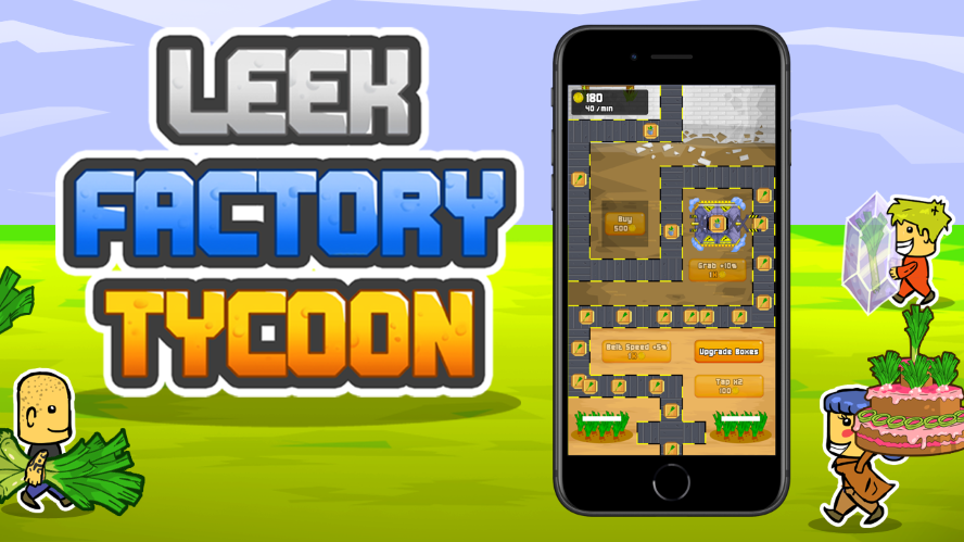 Leek Factory Tycoon: Idle Game - عکس بازی موبایلی اندروید