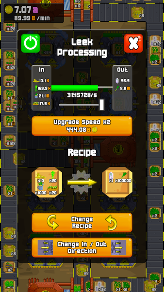 Leek Factory Tycoon: Idle Game - عکس بازی موبایلی اندروید