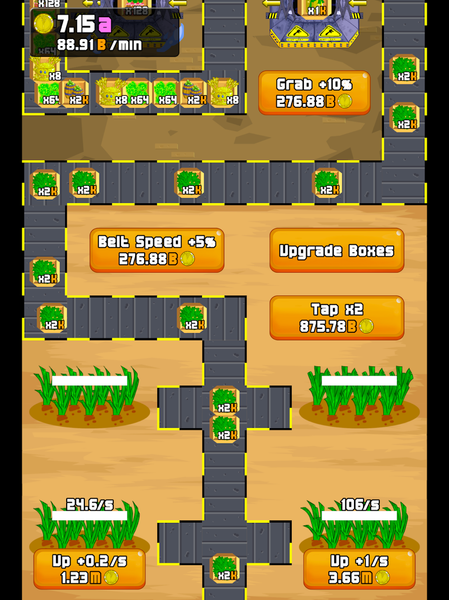 Leek Factory Tycoon: Idle Game - عکس بازی موبایلی اندروید