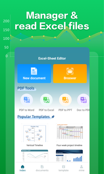 Spreadsheet Editor:excel,word - Image screenshot of android app