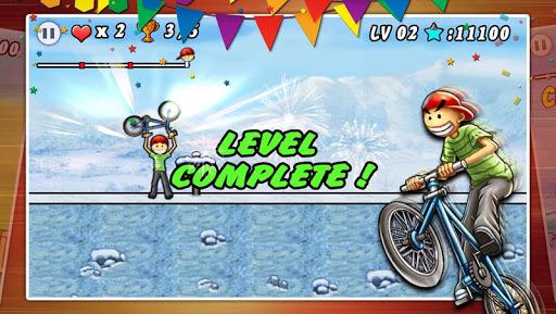 BMX Boy - Gameplay image of android game