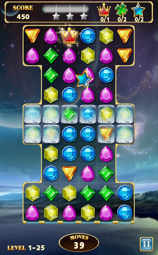 Jewels Star 3 - Gameplay image of android game