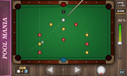 Pool Mania - Gameplay image of android game