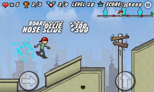 Skater Boy - Gameplay image of android game
