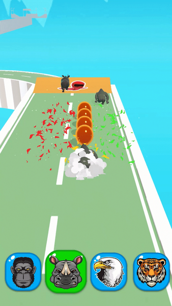 Animal Racing - Gameplay image of android game