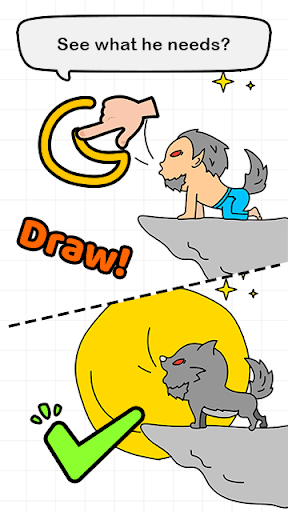 Brain Draw - Gameplay image of android game