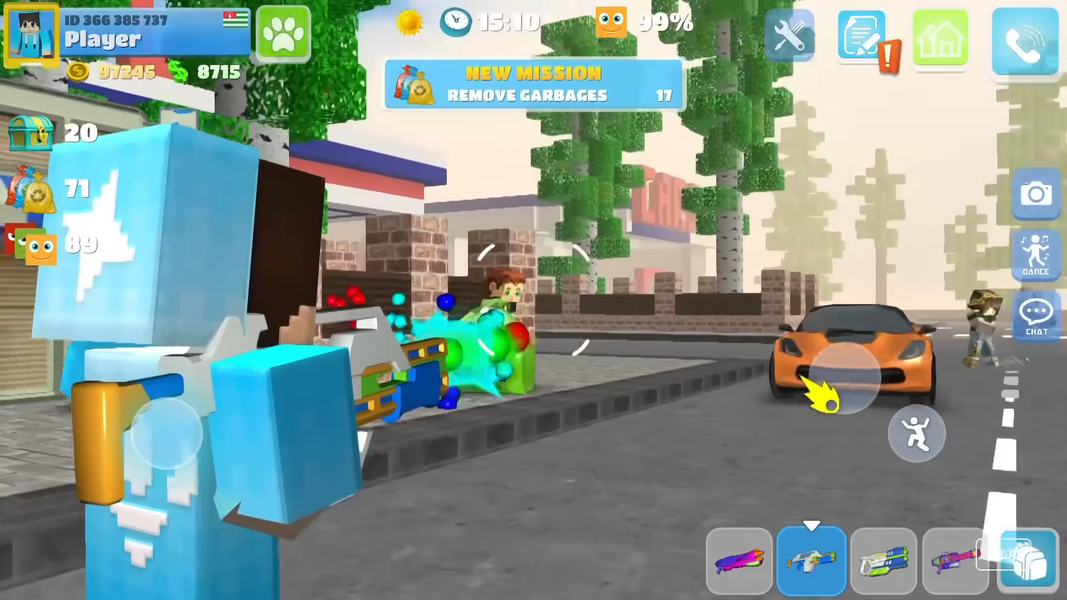 Craft School Building Game - Gameplay image of android game