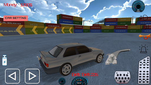 E30 E36 Drift Car Simulator - Gameplay image of android game