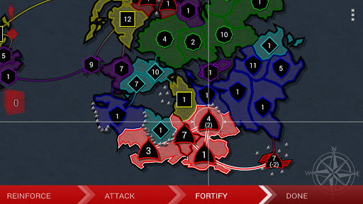 Border Siege LITE [war & risk] - Gameplay image of android game