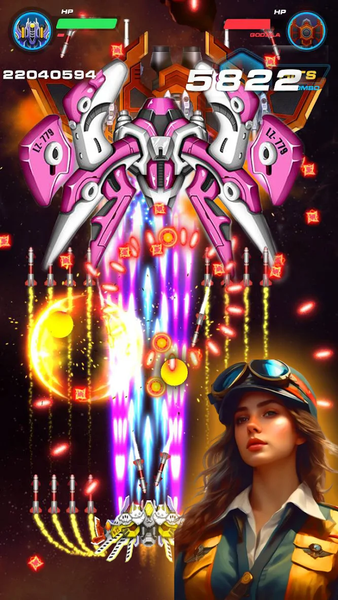 Galaxy Fighter Strike Back - عکس بازی موبایلی اندروید