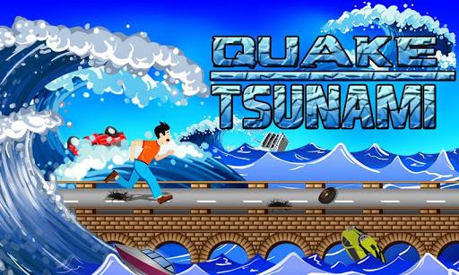 Quake Tsunami Game - Gameplay image of android game