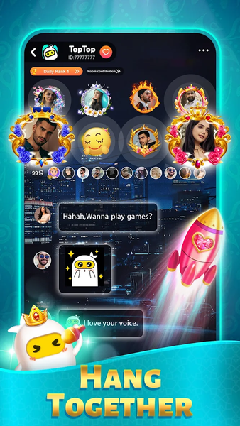 TopTop: Games&Chat - عکس برنامه موبایلی اندروید