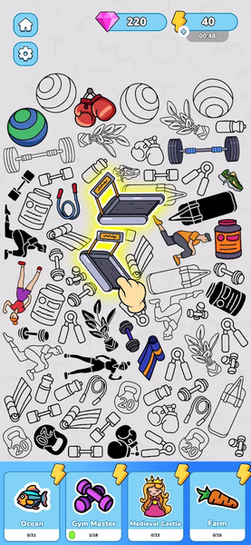 Merge Sticker Playbook ۲D - عکس بازی موبایلی اندروید