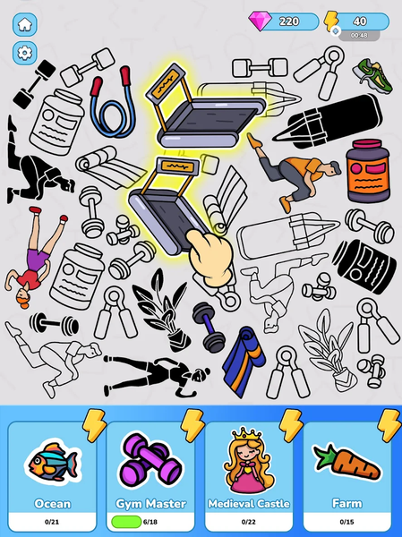 Merge Sticker Playbook ۲D - عکس بازی موبایلی اندروید