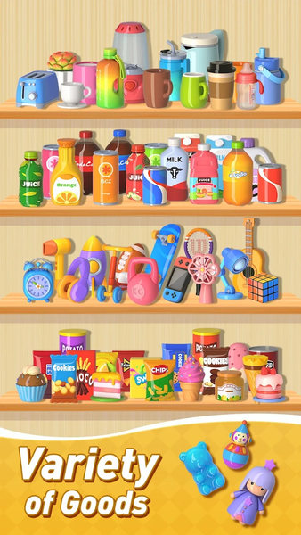 Goods ۳D Sorting: Organizing - عکس بازی موبایلی اندروید