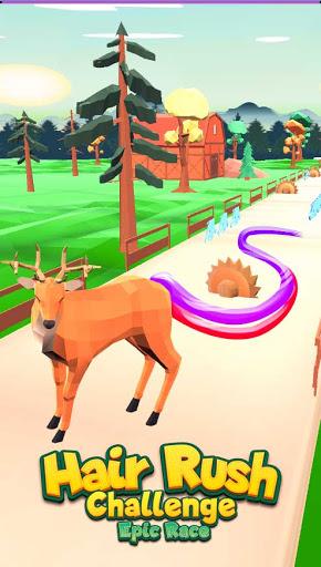 Hair Rush challenge : Animal Epic Race - Image screenshot of android app