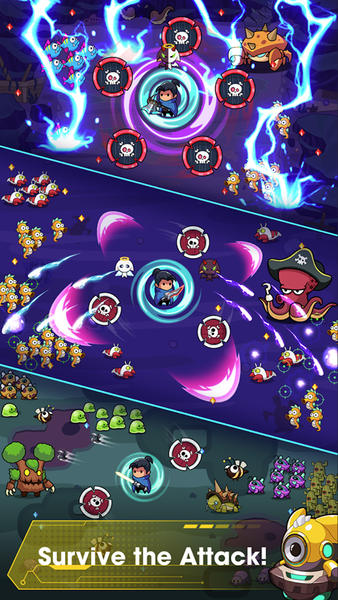 Hero Survival IO - Gameplay image of android game