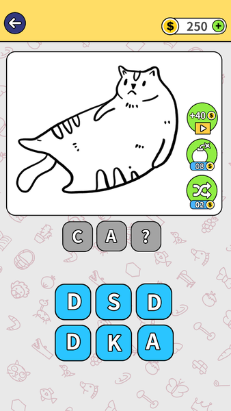 Draw Story: Words Edition - Gameplay image of android game