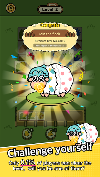 SheepNSheep: Match 3 Games - Gameplay image of android game
