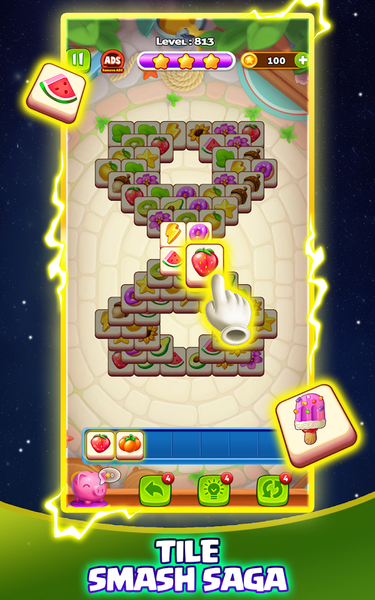 Tile Saga - Match ۳ Puzzle - عکس بازی موبایلی اندروید