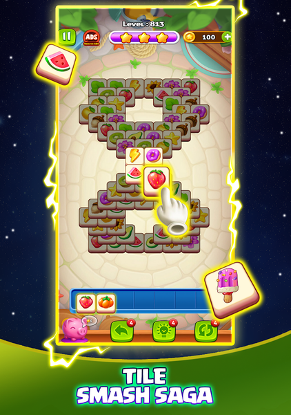 Tile Saga - Match ۳ Puzzle - عکس بازی موبایلی اندروید