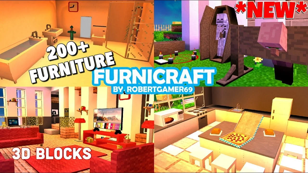 Furniture Addons Minecraft PE - عکس برنامه موبایلی اندروید