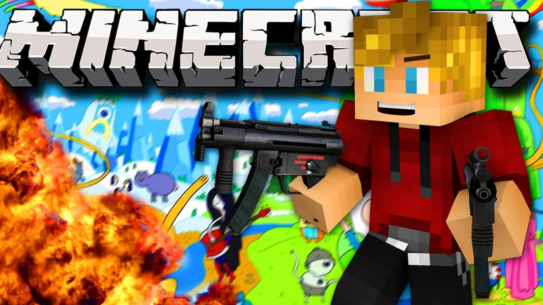 Guns Weapons Mod for MCPE ۲۰۲۵ - عکس برنامه موبایلی اندروید