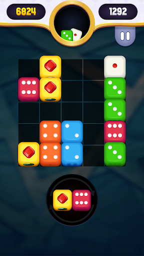 Merge Block: Dice Puzzle - Gameplay image of android game