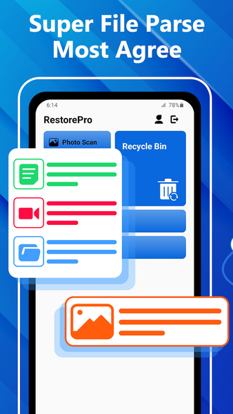 Deleted File Recovery - عکس برنامه موبایلی اندروید