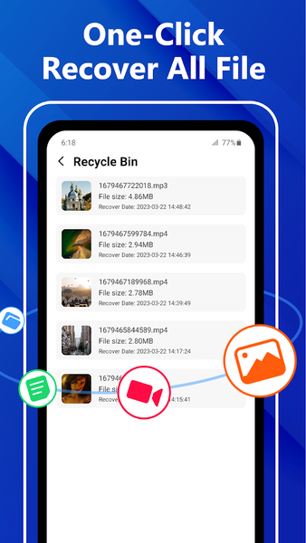 Deleted File Recovery - عکس برنامه موبایلی اندروید