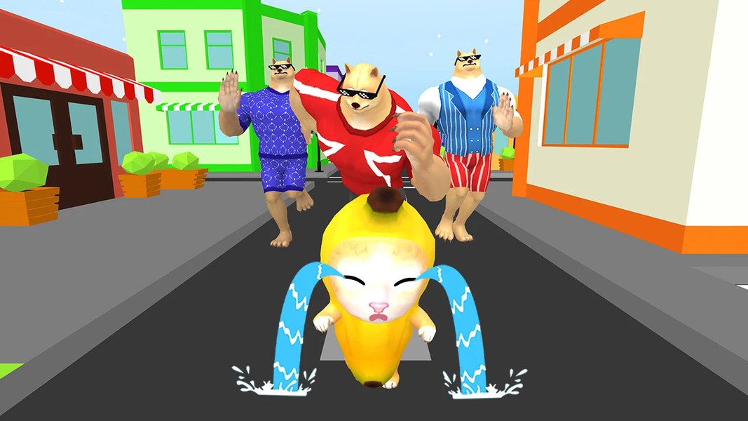 Banana Cat Monster Survival - Image screenshot of android app