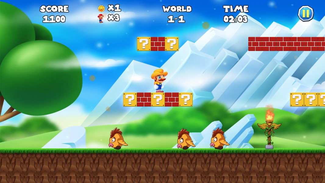 Super Run N Jump Adventure - S - Gameplay image of android game
