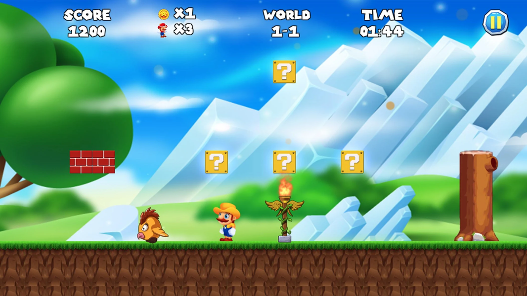 Super Run N Jump Adventure - S - Gameplay image of android game