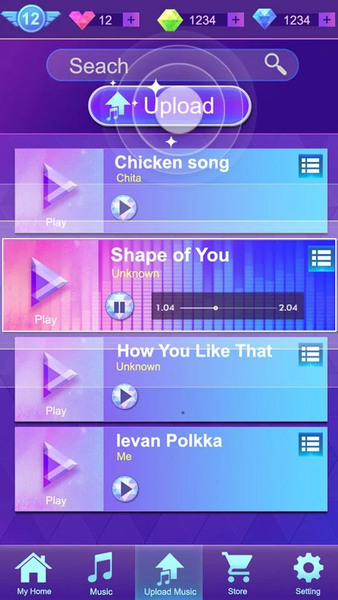 Music Piano Tiles: Music Games - عکس برنامه موبایلی اندروید