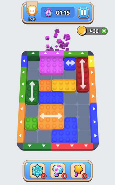 Pop It Block Jam - عکس بازی موبایلی اندروید