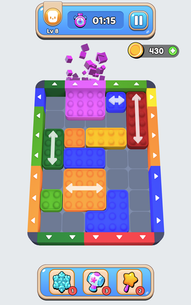 Pop It Block Jam - عکس بازی موبایلی اندروید