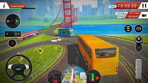Coach Bus Driving Simulator 2018 - Gameplay image of android game