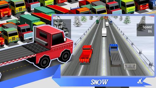 Truck Traffic Racing3D - Gameplay image of android game