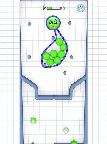 Rope And Balls - Gameplay image of android game