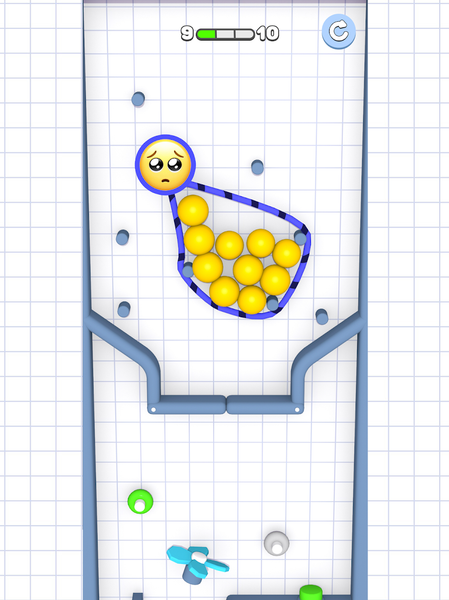 Rope And Balls - Gameplay image of android game