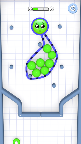 Rope And Balls - Gameplay image of android game