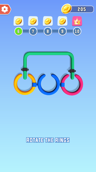 Rotate Rings Puzzle - Gameplay image of android game