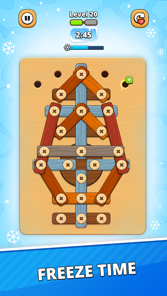 Wood Screw – Nuts and Bolts - Gameplay image of android game