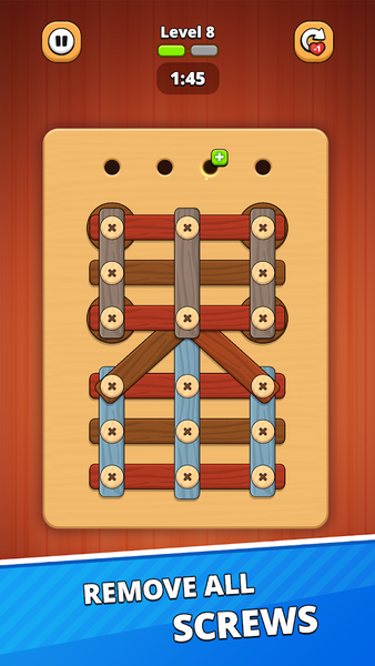 Wood Screw – Nuts and Bolts - عکس بازی موبایلی اندروید