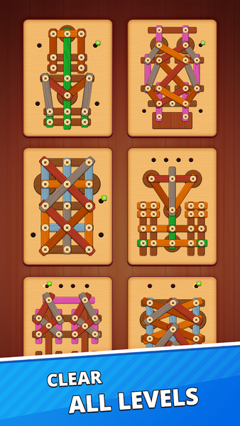 Wood Screw – Nuts and Bolts - Gameplay image of android game